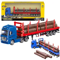 LKW-Transport Holz Metall Huina 1:50 Rot