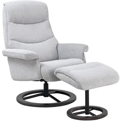 XORA Relaxsessel mit Hocker NORWEGEN - B/H/T ca. 80.00x115.00x85.00