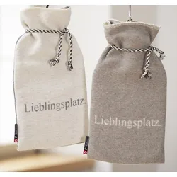 David Fussenegger Wärmflasche 'Lieblingsplatz' 2L 21 x 38 cm (Farbe: Rauch)