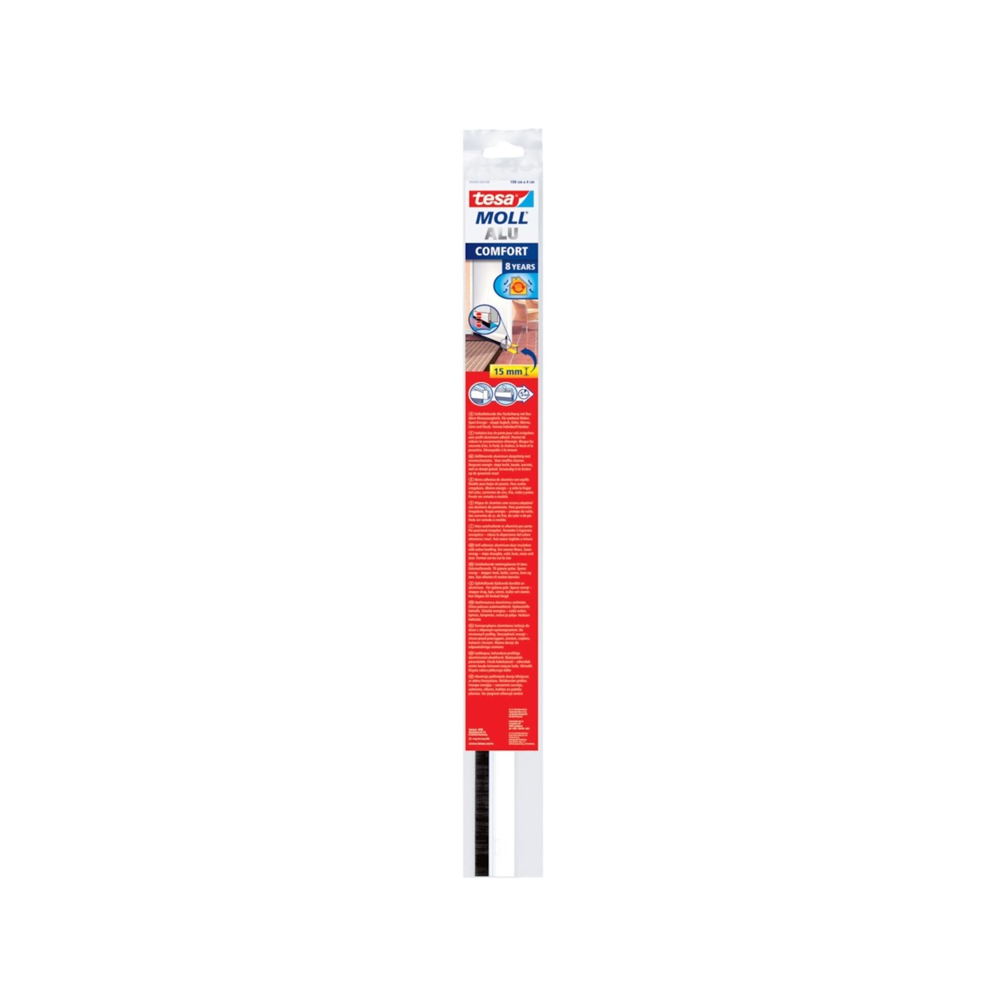 tesa Tür-Dichtung 5405 weiß b.15mm Spalte f.unebene B (05405-00100-00)