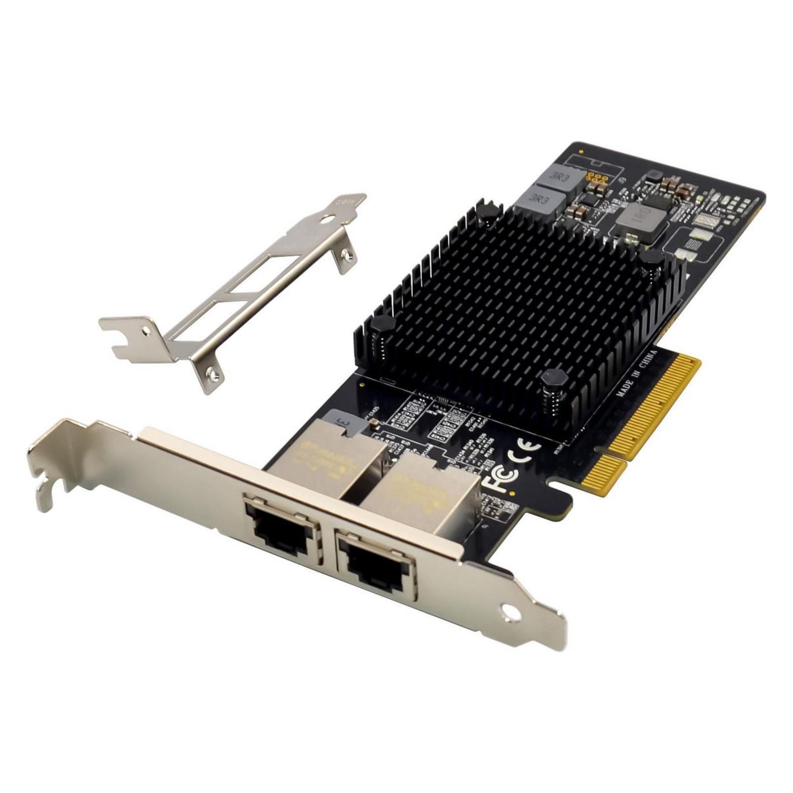MicroConnect Network Card PCIe x8 X550-T2 (Mini PCI Express) (MC-PCIEX8-X550-T2-D)