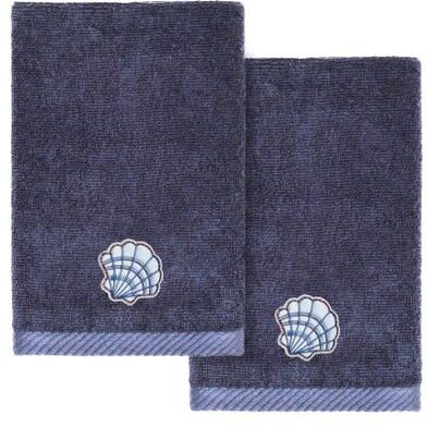 Authentic Hotel and Spa Shell Row Fingertip Towel Set