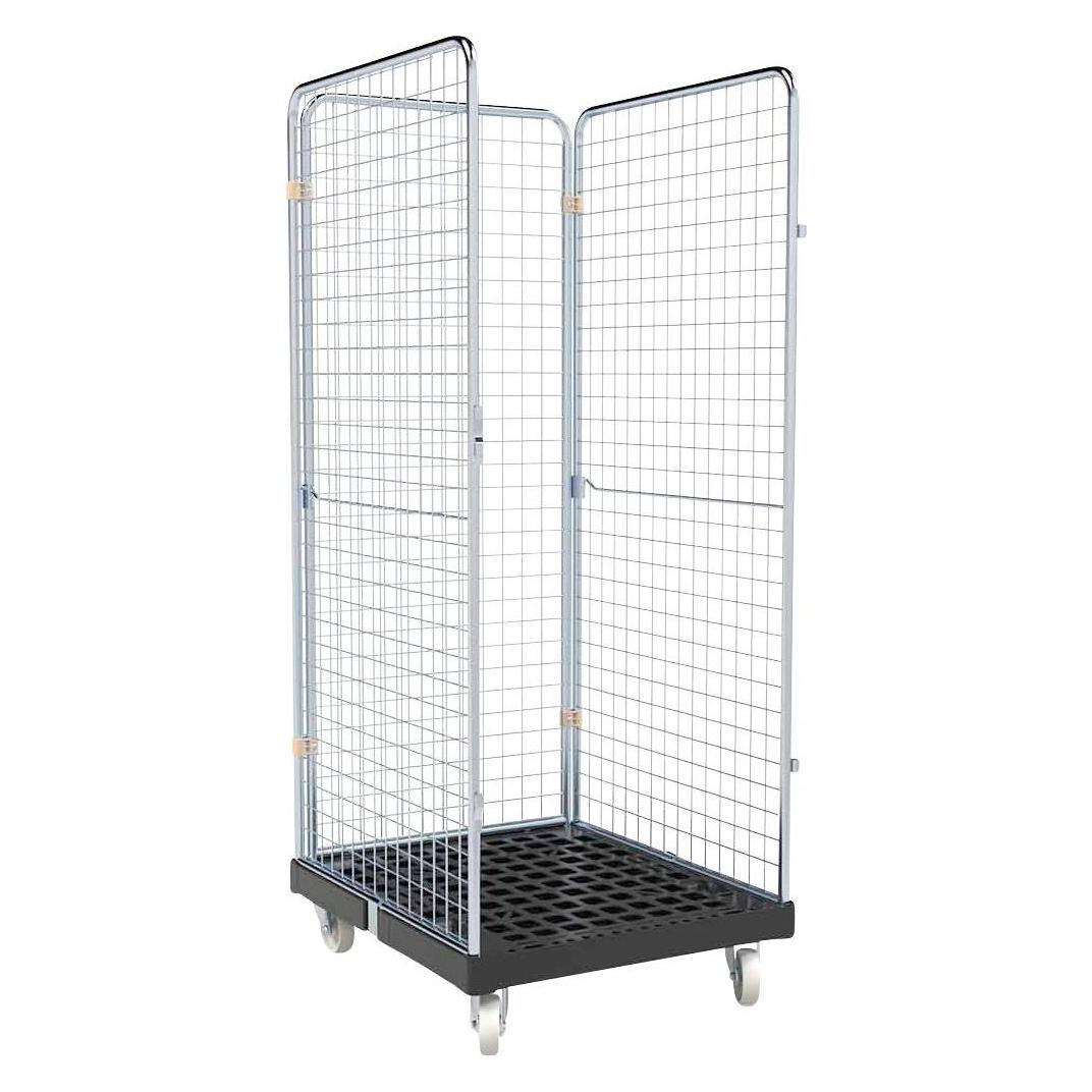 eurokraft basic Rollbehälter mit Gitterwänden (500 kg, 1) (KAD3A90051600COZ101RC)
