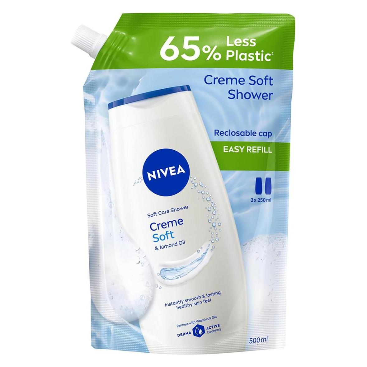 Nivea Creme Soft Refill Pflegedusche (500 ml) (100307)
