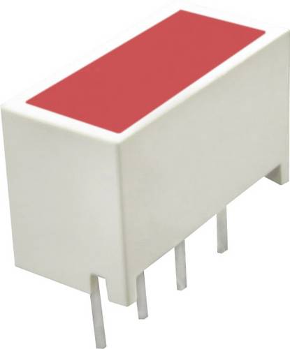 Kingbright KB2350ID Flächen-LED 4fach Rot (L x B) 20mm x 5mm