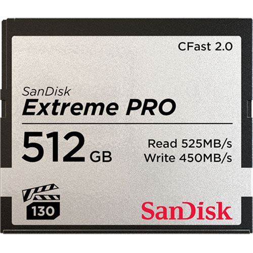 512 GB SanDisk Extreme Pro CFast TypII Retail