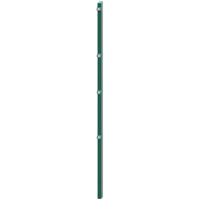 Zaunpfosten ARVOTEC "EXCLUSIVE 180", grün, H:240cm, Edelstahl, Kunststoff, Zaunpfosten, 6x4x240 cm für Mattenhöhe 180 cm, zum Einbetonieren