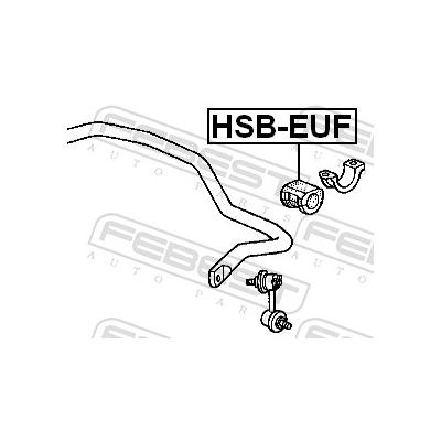 FEBEST Lagerung, Stabilisator HSB-EUF Vorderachse für HONDA