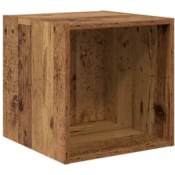 vidaXL Wandschrank mit Regal Altholz 37 x 37 x 37 cm Holzwerkstoff