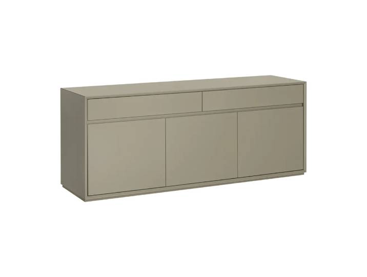 Sideboard Frame, Johann Jakob, gelbgrau, Holzwerkstoff