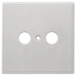 Axing TZU2-02 Abdeckung, TV/SAT, einteilig TZU00202 TZU 2-02