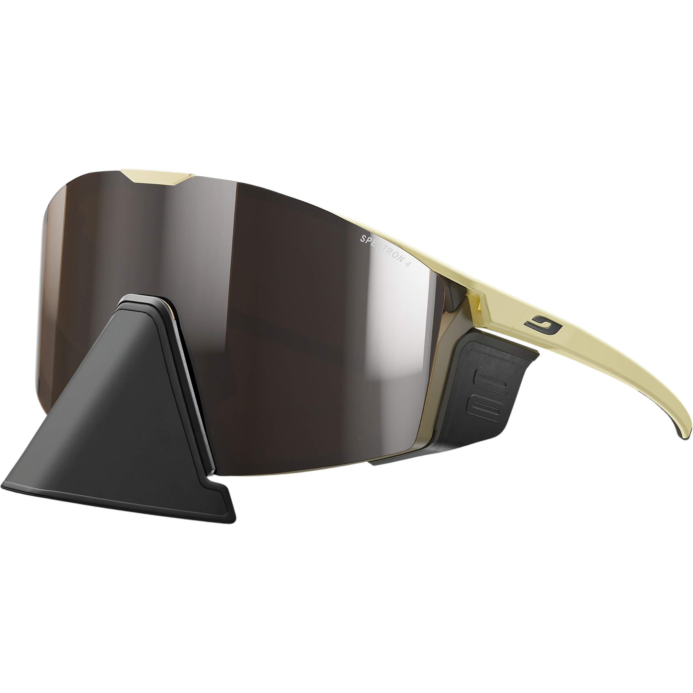Julbo Edge Cover Spectron 4 Gletscherbrille Gletscherbrillen braun Größe L Bergsteigen | Expedition | Hochtour