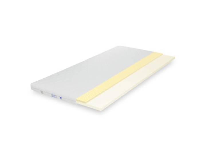 TULENA Ortho Matratzentopper 135 x 190 cm 5 cm hoch Premium-Topper für Boxspringbett. Schlafsofa. Gästebett mit Memory Foam und Latex für Allergiker