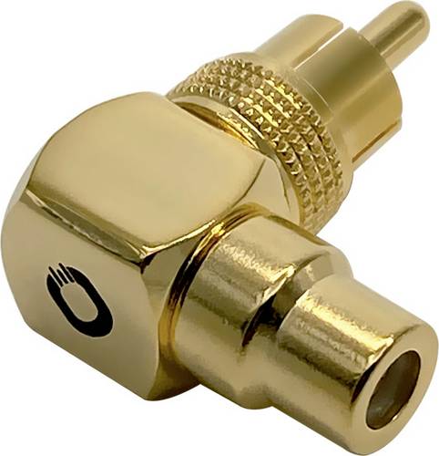 Oehlbach Sound-AD 90 Cinchwinkeladapter [1x Cinch-Stecker - 1x Cinch-Buchse]