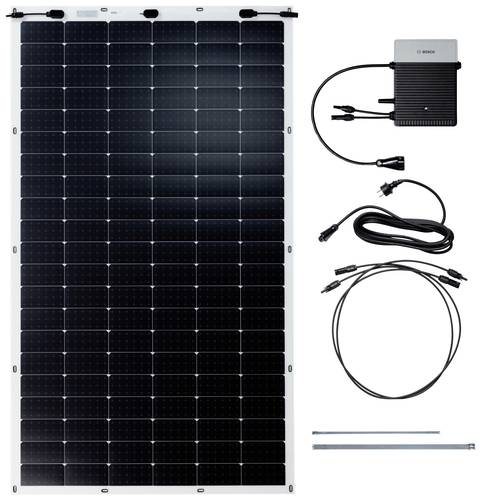 Bosch Home Comfort Solar 4000 P 7733703073 Solar-Set 300 Wp inkl. Anschlusskabel, inkl. Wechselrichter