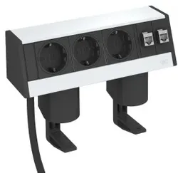 OBO 6116942 Deskbox mit Befestigungszwinge Aluminium DB-1B3 D3S2K