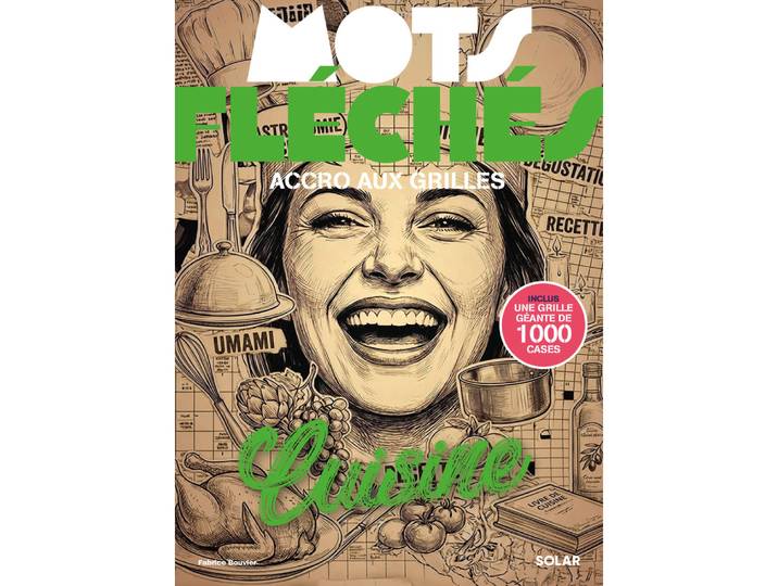 Mots fléchés Cuisine - Accro aux grilles (Broché)