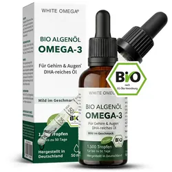BIO ALGENÖL DHA reich 465 mg white Omega 50 ml