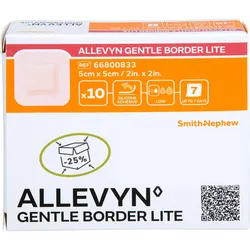 Allevyn Gentle Border Lite 5x5 cm Schaumverb. 10 ST