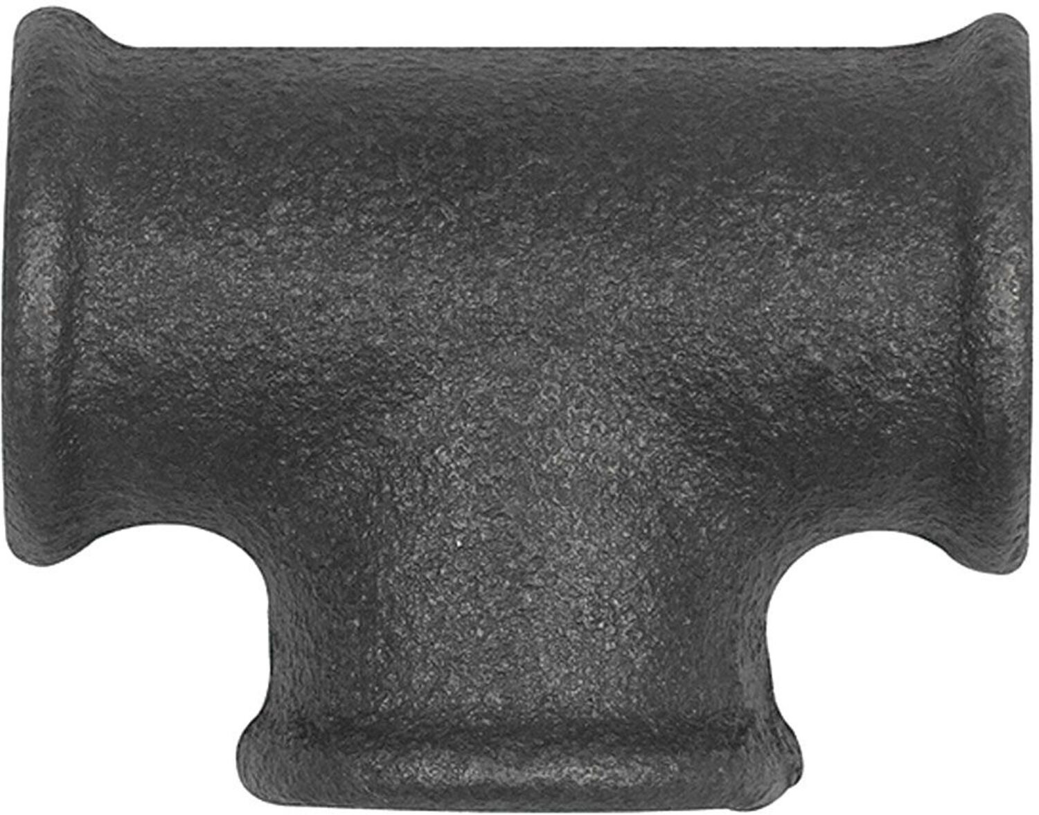 Riegler T-Stück 130, 3 x Rp 1 i., Temperguss schwarz (TFT 130-10-S)