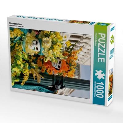 CALVENDO Puzzle Blumenkinder | 1000 Teile Lege-Größe 64x48cm Foto-Puzzle für glückliche Stunden