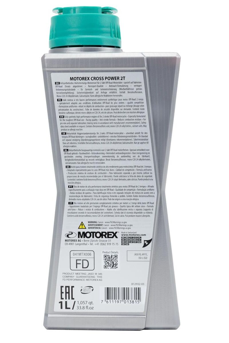 MOTOREX 7611197013815 Motoröl