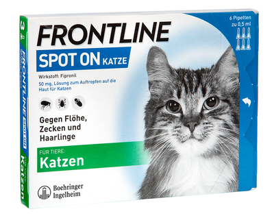 Boehringer Ingelheim VETMEDICA GmbH FRONTLINE Spot on K Lösung f.Katzen 6 St 02246426