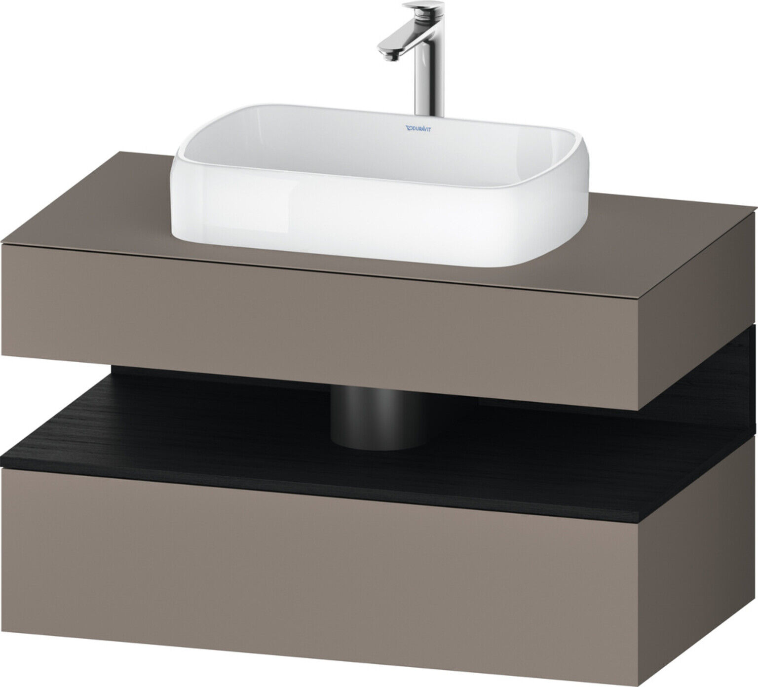 Duravit Waschtischunterschrank Qatego 100x55x60cm, E sw/Bas m, Pl, 1 Kast (QA4731016430000)
