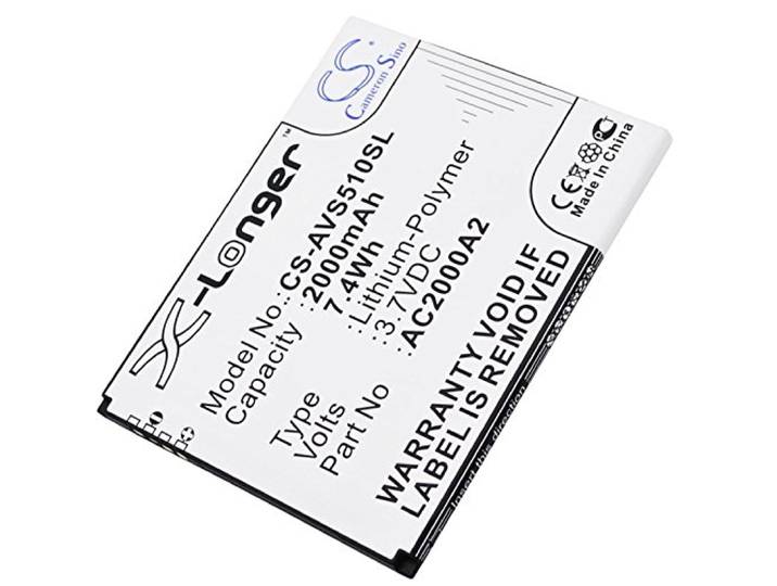 Cameron Sino Accu geschikt voor de Archos 50c Oxygen accu AC2000A2