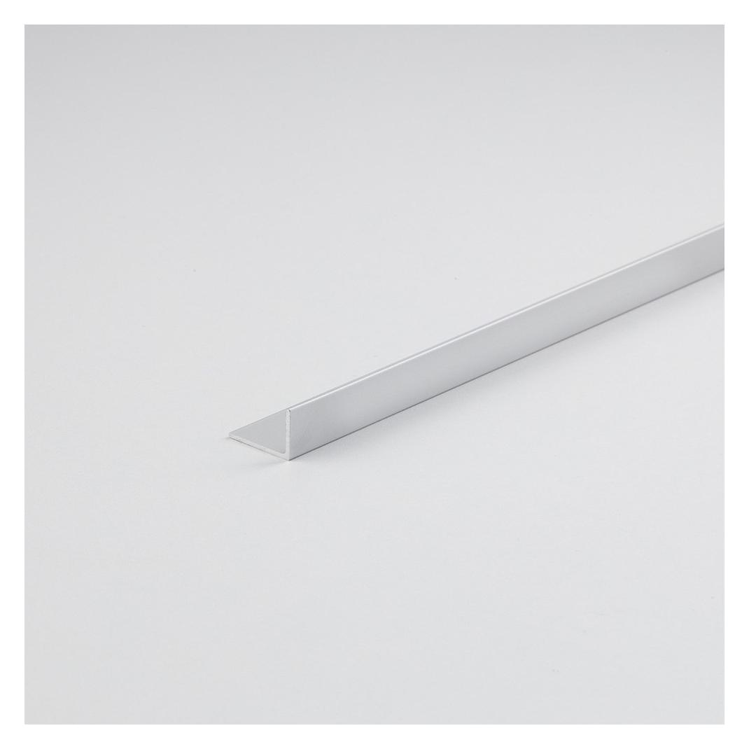 Arcansas Diy l-angle profile silver aluminium, 1000 x 40 x 15 mm (68562393)
