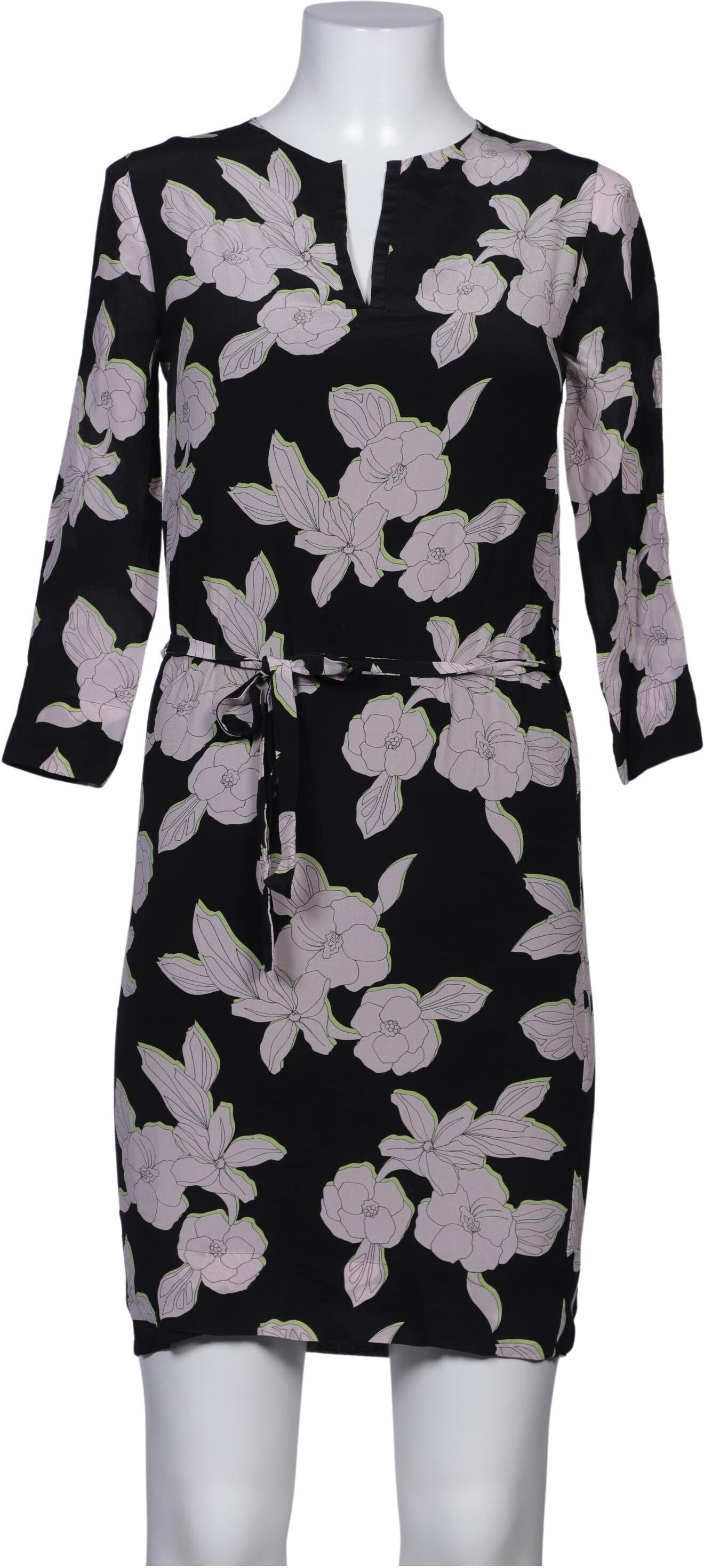 Paul Smith Damen Kleid, Schwarz, Gr. EU 38, Seide / Synthetik - Second Hand