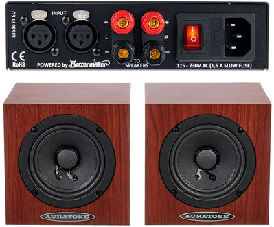 Auratone 5C Super Sound Cube Amp Set Cl Classic Wood