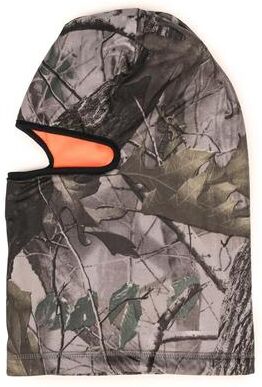 Quiet Wear Men's Reversible 1-Hole Mask Camouflage/Orange/Grey/Green Size One Size