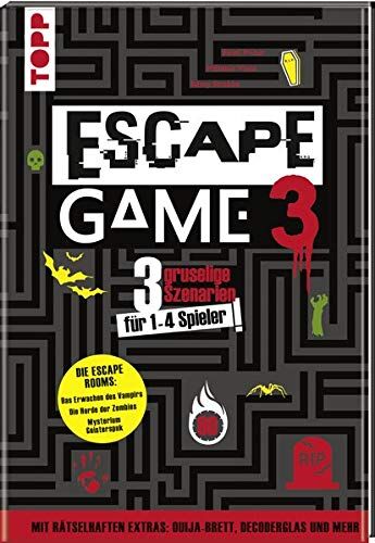 Rémi Prieur - Escape Game 3 HORROR: 3 gruselige Escape Rooms ab 16: Das Erwachen des Vampirs, Die Horde der Zombies, Mysterium Geisterspuk - Preis vom 09.10.2026 07:28:09 h