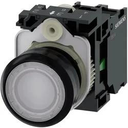 Siemens Illuminated pushbutton, 22mm, white, Schalter + Taster, Weiss