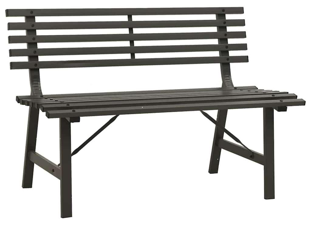 Stahl-Gartentisch, schwarz, mit Pulverbeschichtung