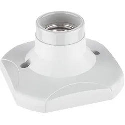 ledscom.de Deckenleuchte/Lampenfassung ELEKTRA, weiß, 1x E27 max. 60W