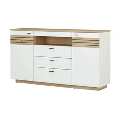 Primo Sideboard  Fresno ¦ weiß ¦ Maße (cm): B: 175 H: 97 T: 47.0