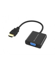 Conceptronic Adapter HDMI -> VGA 1080P 60Hz 0.25m sw Digital/Display/Video 0,25 m (ABBY20B)