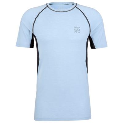 Stoic - MerinoMesh150 SadjemSt. S/S - Merinoshirt Gr S blau