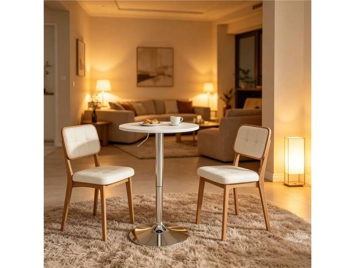 Table basse ronde contemporaine pour salon ou espace détente