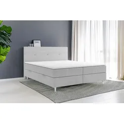 Möbel Punkt Boxspringbett RIO mit Bettkasten, ca. 180 x 200 cm - Schwarz