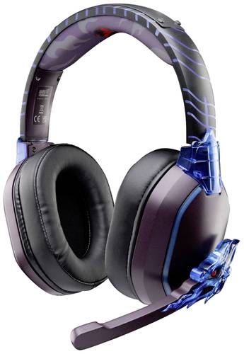 Lexip X TSUME Naruto Shippuden Headset 3 Over Ear Headset kabelgebunden, Bluetooth Stereo Schwarz, Lila, Blau Headset, Lautstärkeregelung, Mikrof