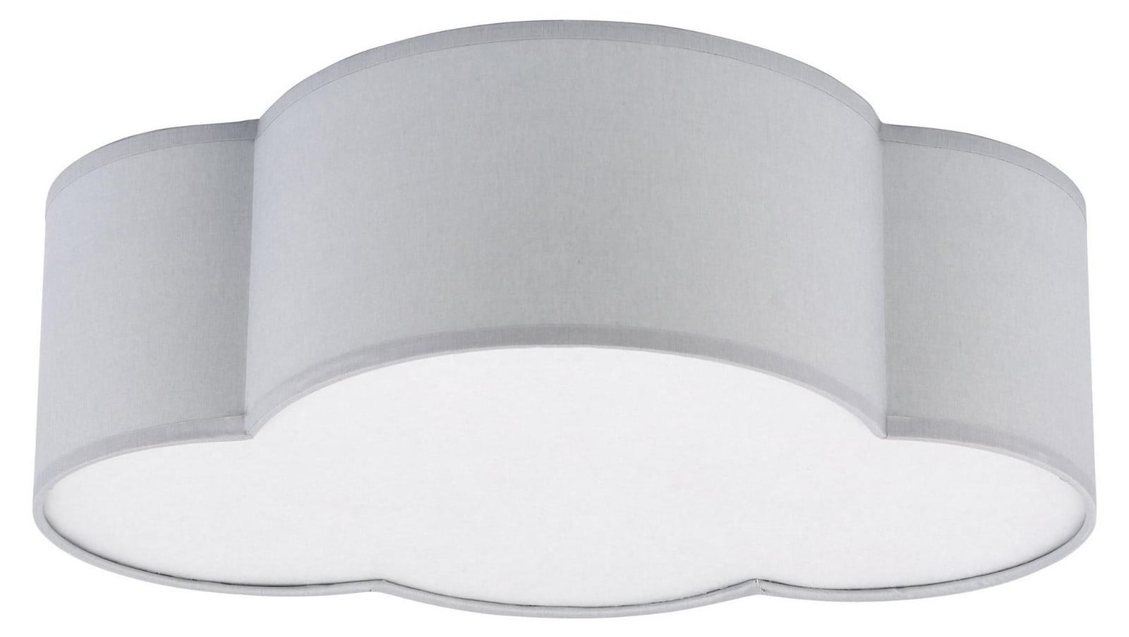 TK Lighting Cloud dimbare plafondlamp wit/grijs