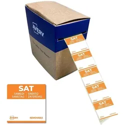 Avery Zweckform Tagesetiketten »Samstag« 25 x 25 mm 1000 Stück