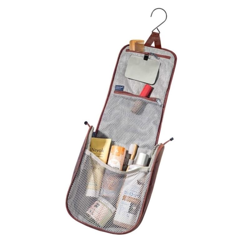 Deuter Plecak Alproof Lite 20 SL - cinnamon/blac + Kosmetyczka Wash Center I raisin/caspia (20 l) (331002367030+393072656180)