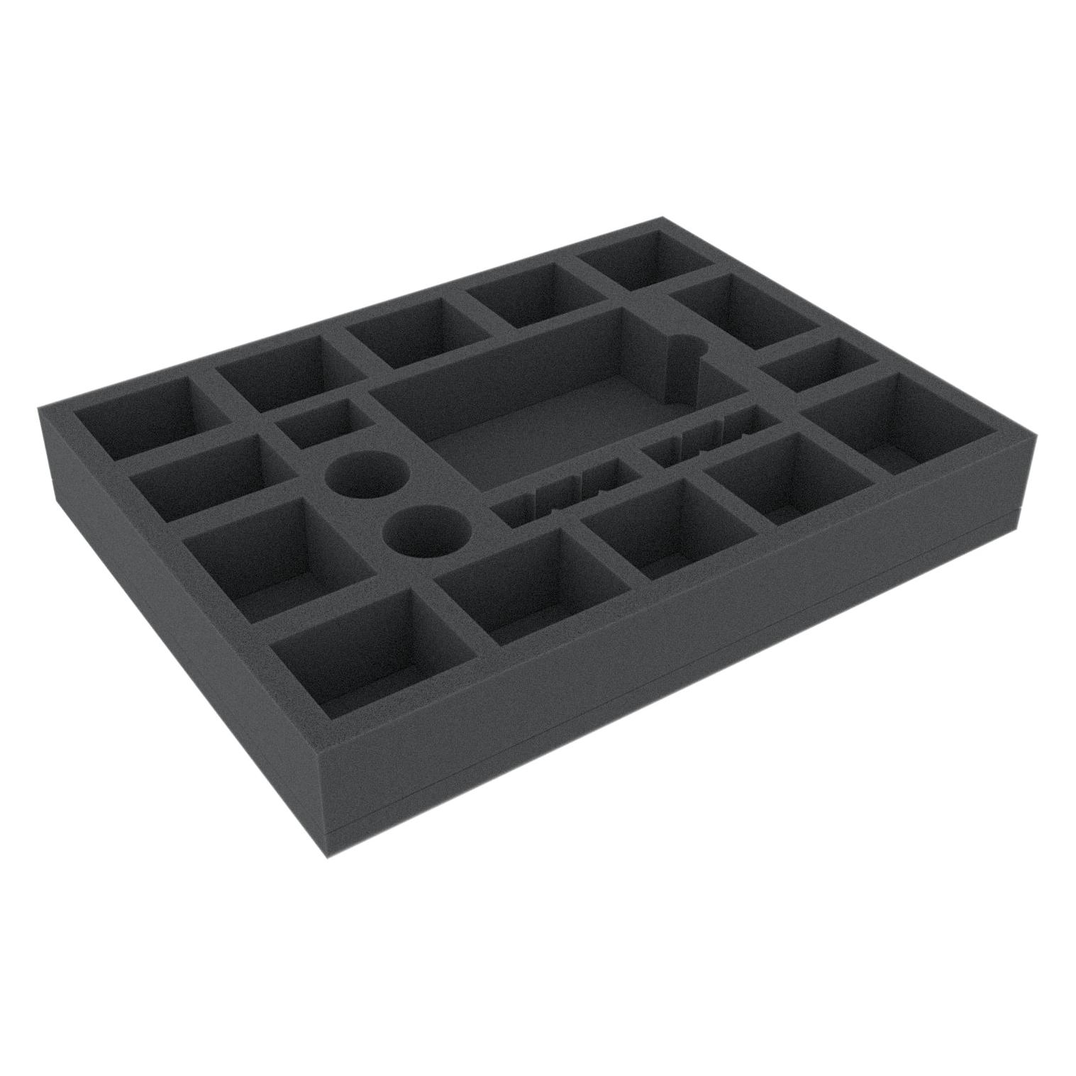 Feldherr BJMEIC042BO - Schaumstoffeinlage mit 20 Fächern für Zubehör (Schaumstoff) (BJMEIC042BO)