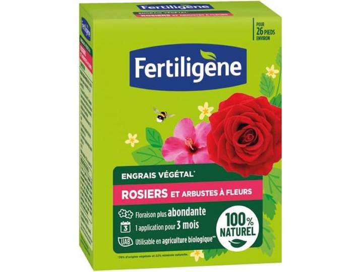 Engrais Rosiers Arbustes Fertiligene Engrais Biologique Pour Rosiers Et Arbustes Fleuris - Fertiligene