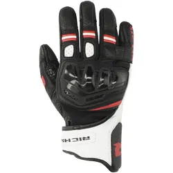 Richa Stradale Stealth perforierte Motorrad Handschuhe 3XL