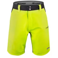 Force Blade Herren MTB Shorts mit Polsterung Schwarz/Fluo Gr. M